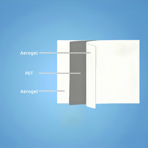 AGF-APA Película aislante de aerogel con PET y doble capa -Anchor-Tech